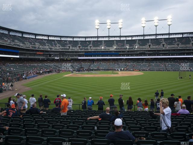 Seating view for Comerica Park Section 105