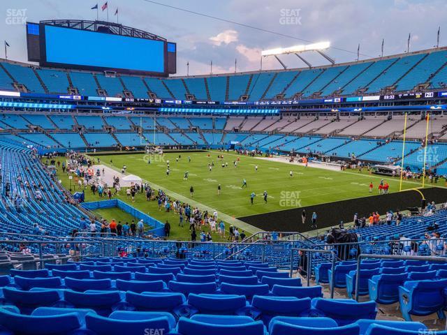 Seating view for Bank of America Stadium Section 234