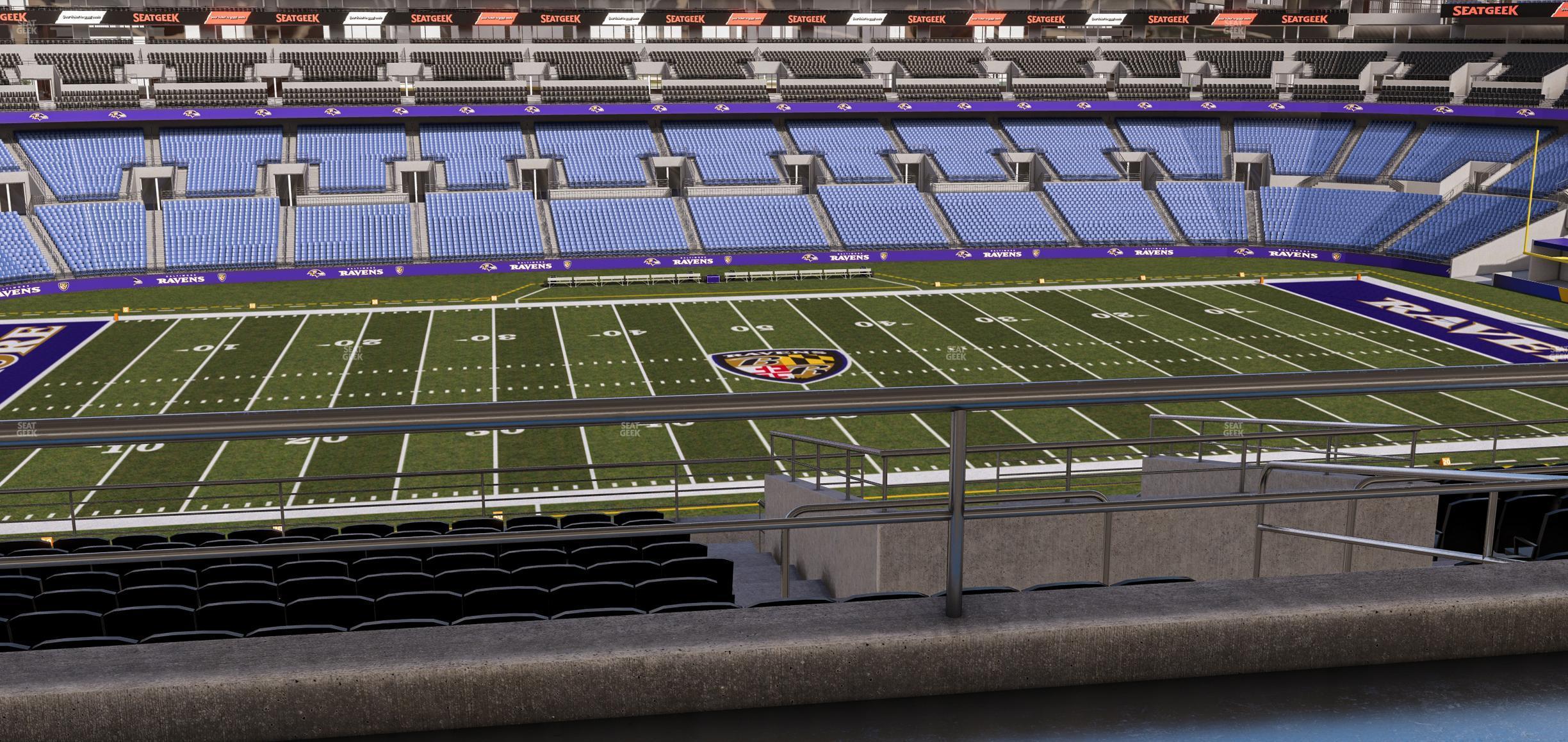 Seating view for M&T Bank Stadium Section Suite 359