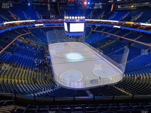 Seating view for KeyBank Center Section 300