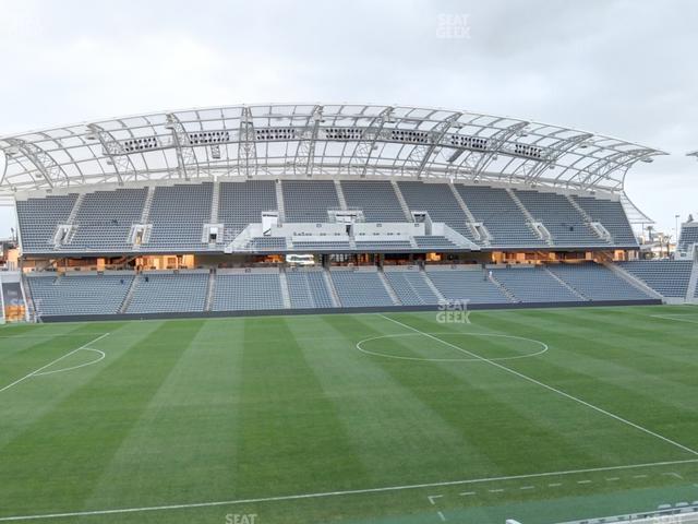 Seating view for BMO Stadium Section Directors Box 10