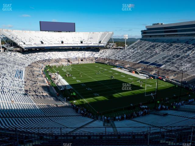 Seating view for Beaver Stadium Section South J Club