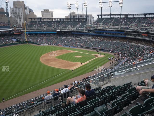 Seating view for Comerica Park Section 340