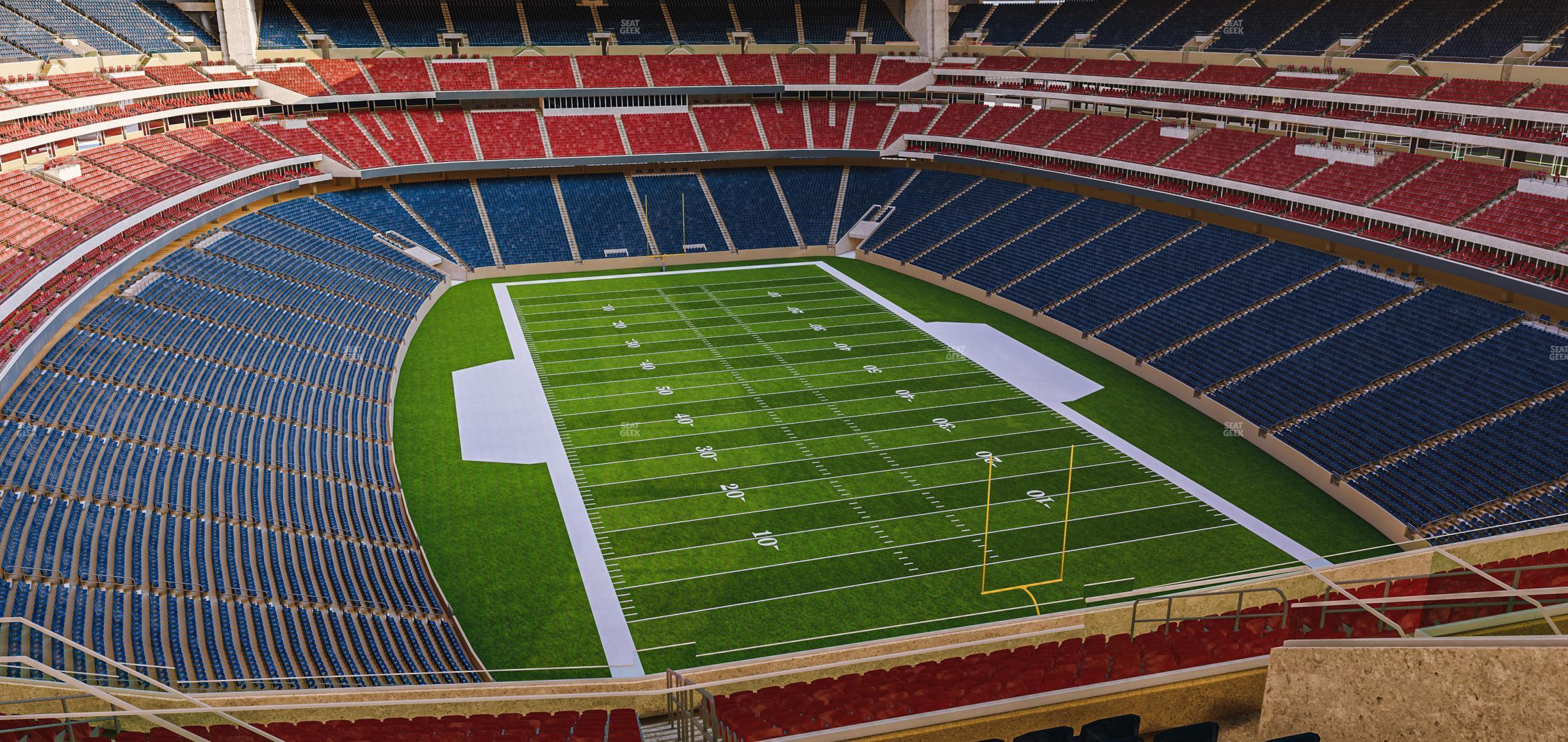 Seating view for NRG Stadium Section 650