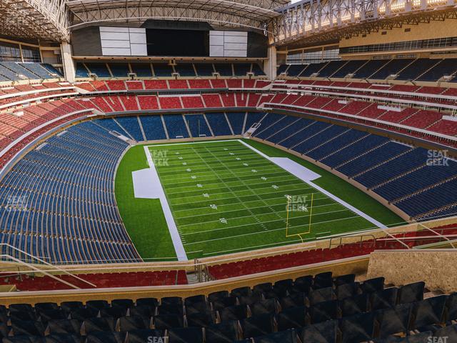 Seating view for NRG Stadium Section 650