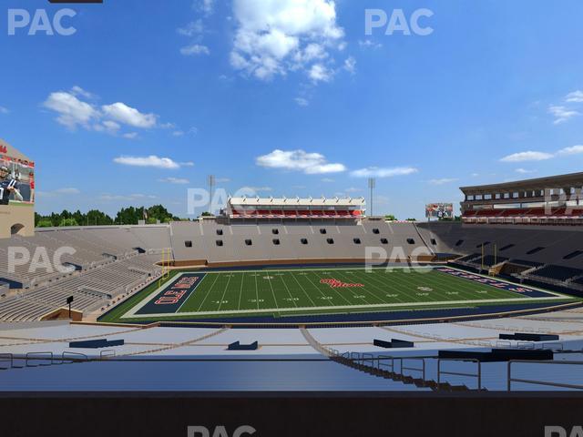 Seating view for Vaught Hemingway Stadium Section West Chairbacks 8