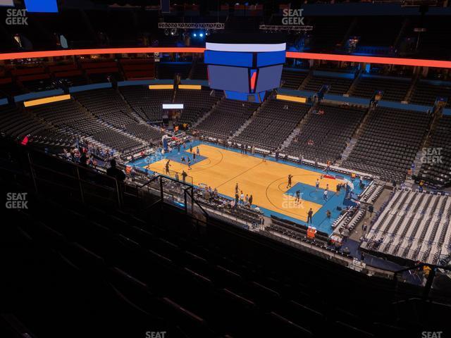 Seating view for Paycom Center Section 321