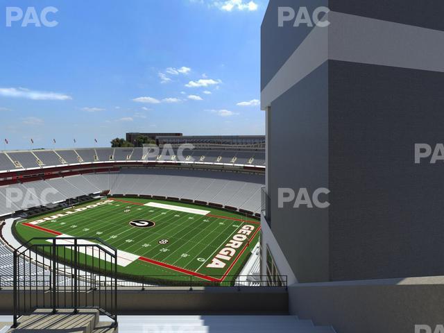 Seating view for Sanford Stadium Section 601