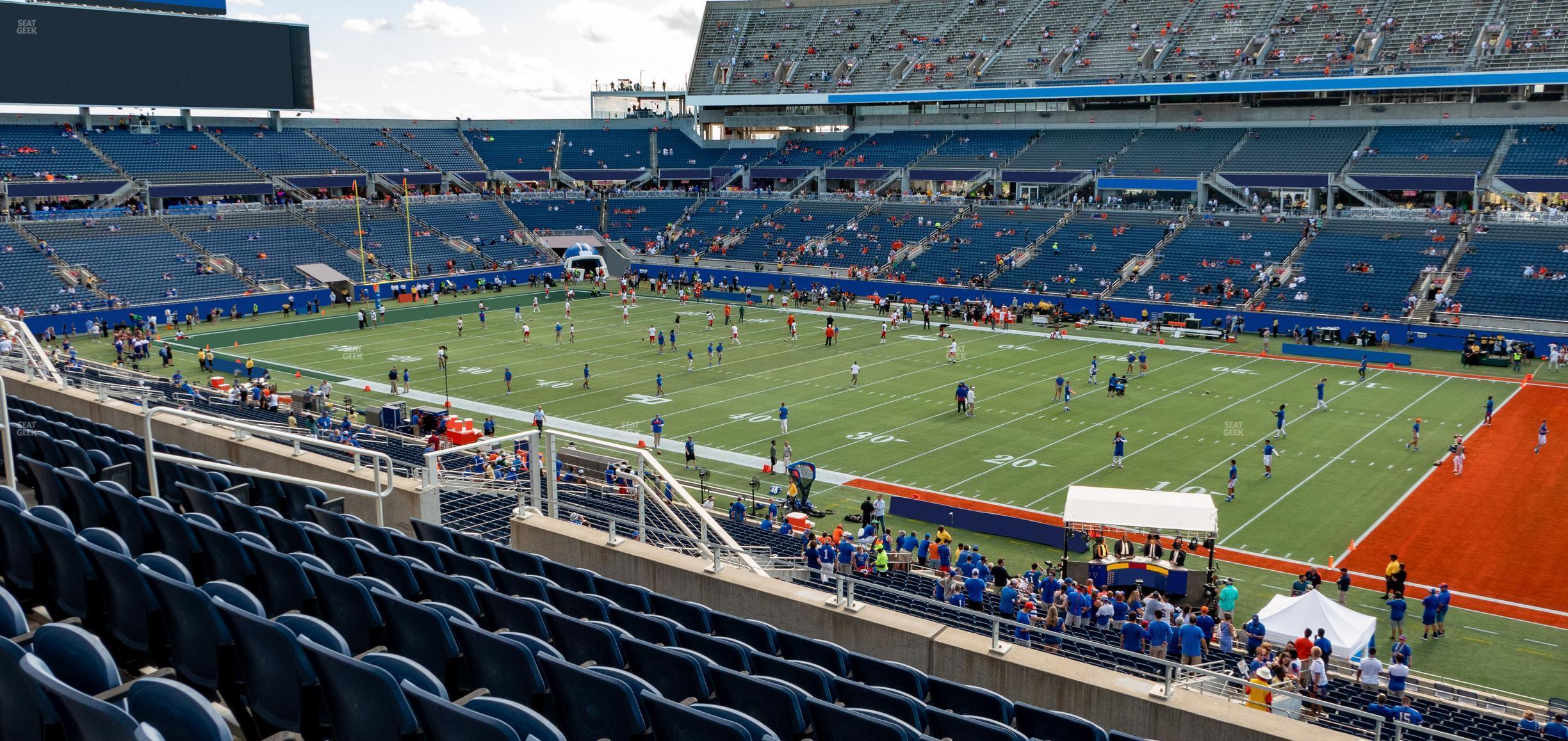 Seating view for Camping World Stadium Section Plaza 3