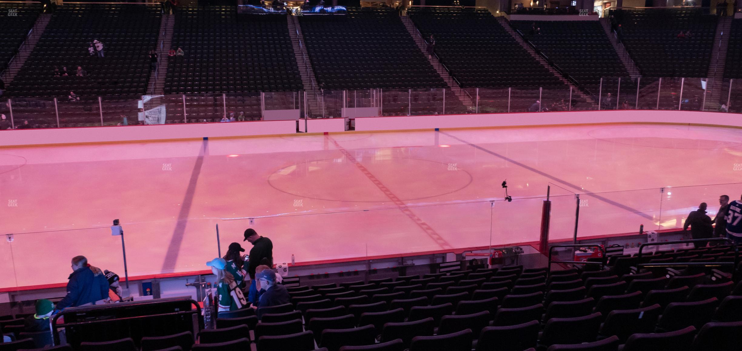 Seating view for Xcel Energy Center Section 117