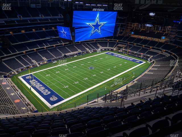 Seating view for AT&T Stadium Section 419