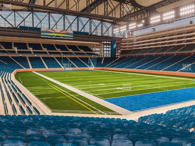 Seating view for Ford Field Section 134