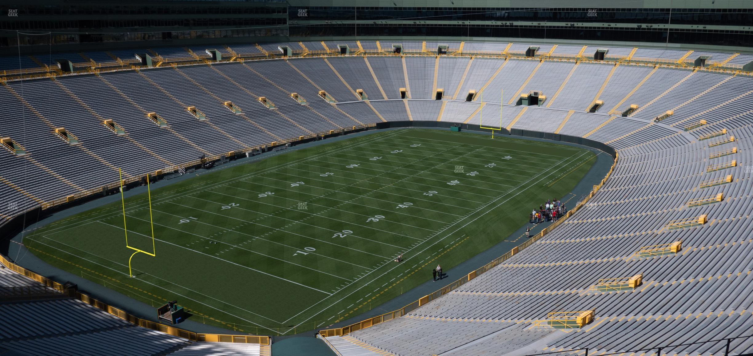 Seating view for Lambeau Field Section 637 S