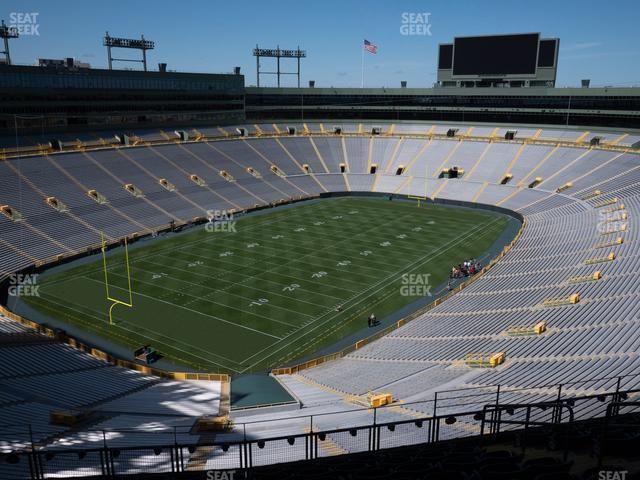 Seating view for Lambeau Field Section 637 S