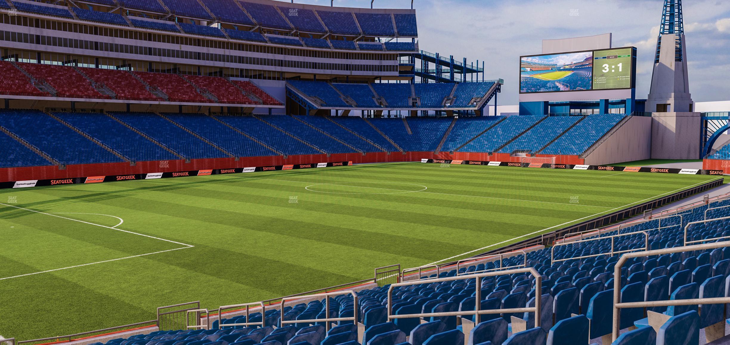 Seating view for Gillette Stadium Section 115