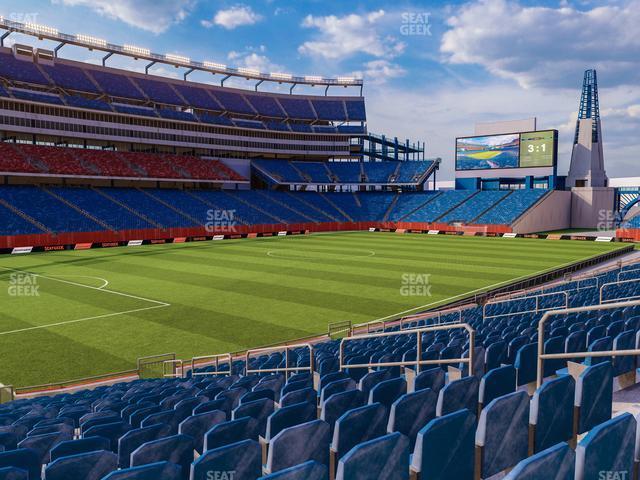 Seating view for Gillette Stadium Section 115