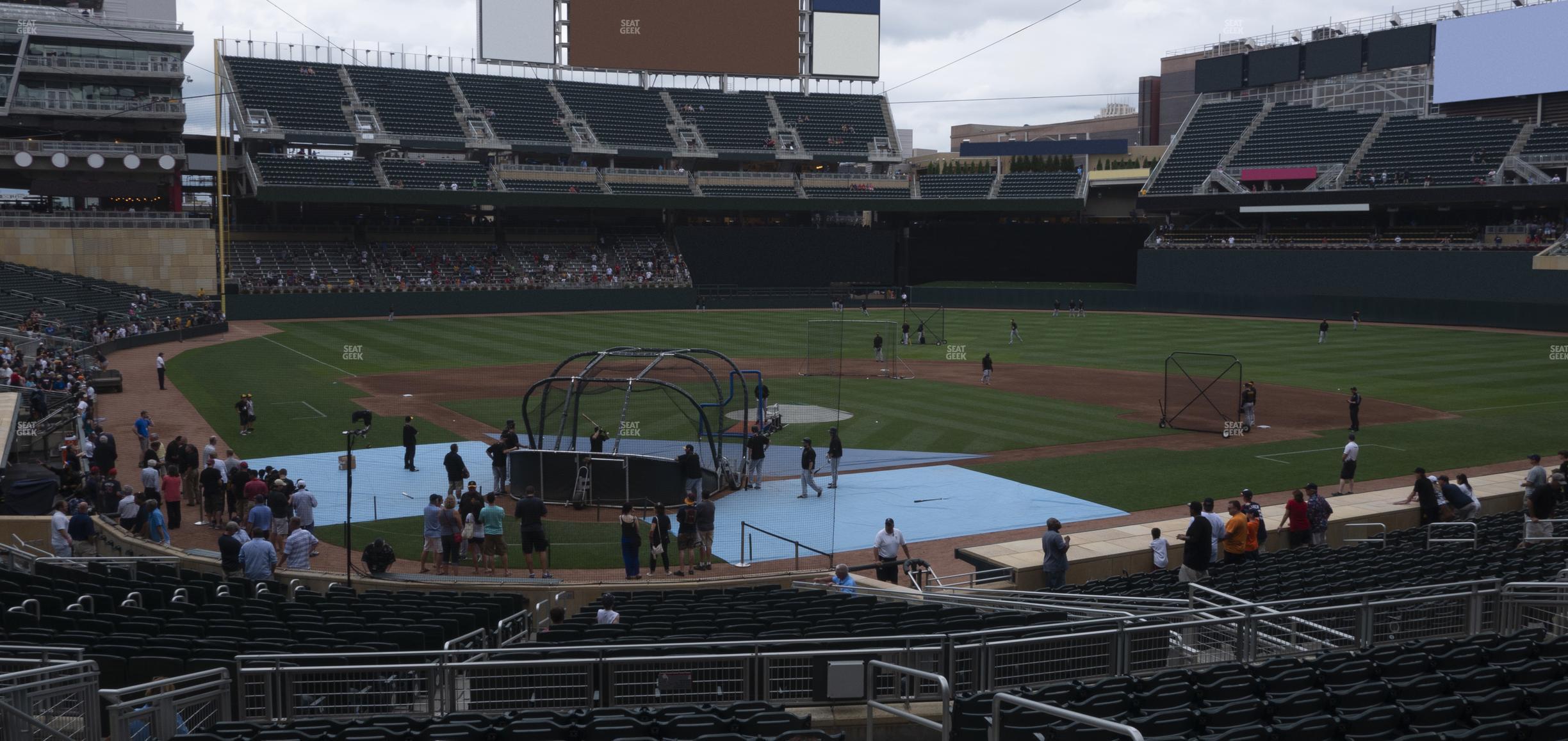 Seating view for Target Field Section 112