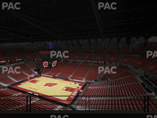 Seating view for Kohl Center Section 305