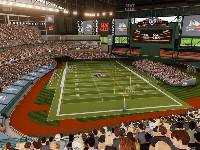 Seating view for Chase Field Section 312