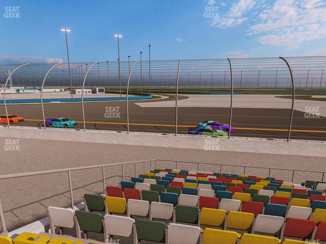 Seating view for Daytona International Speedway Section Front 177