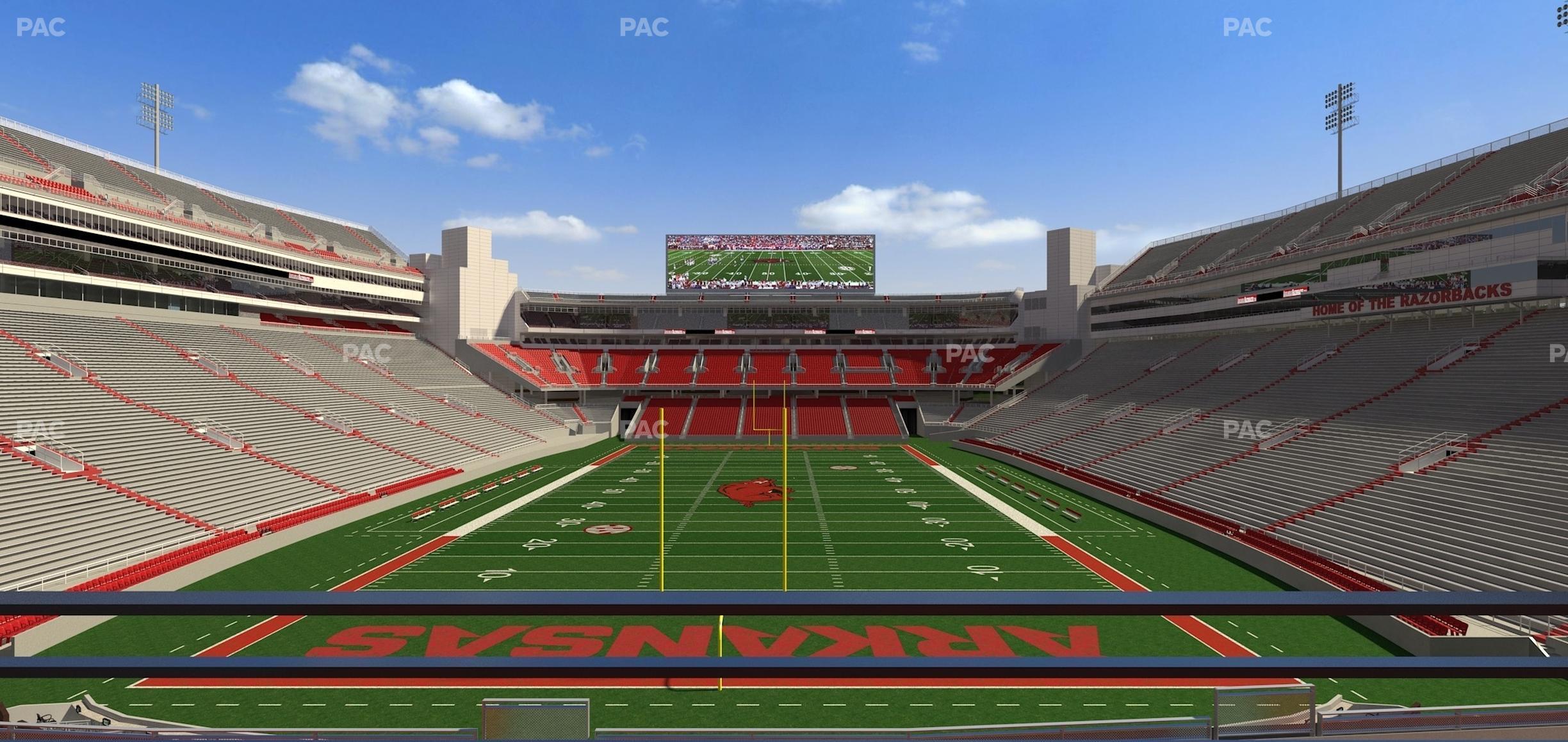 Seating view for Razorback Stadium Section Suite 11