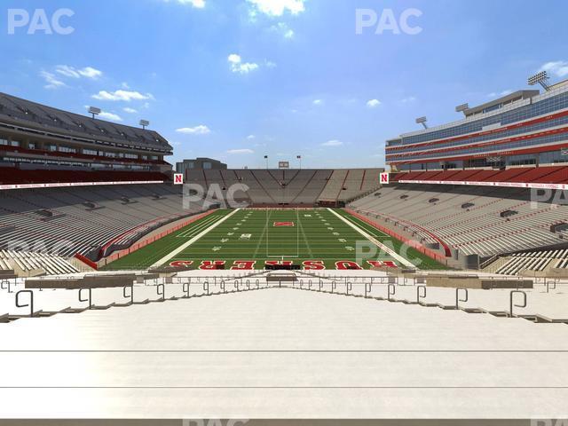 Seating view for Memorial Stadium Nebraska Section 36 B