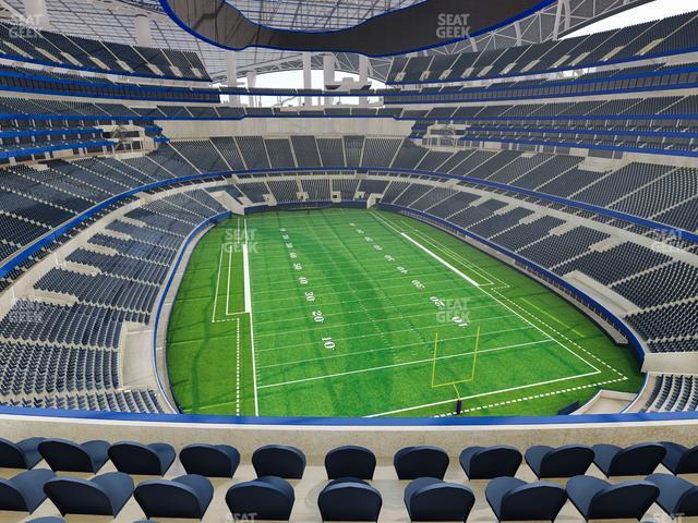 Seating view for SoFi Stadium Section 307