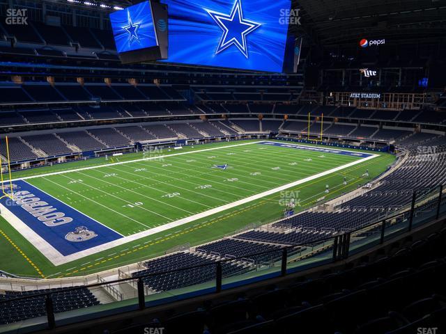 Seating view for AT&T Stadium Section 342