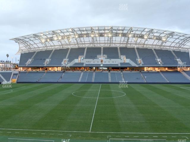 Seating view for BMO Stadium Section Directors Box 5