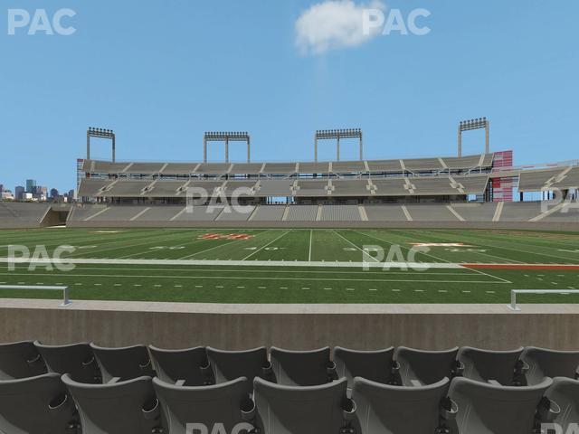 Seating view for TDECU Stadium Section 107