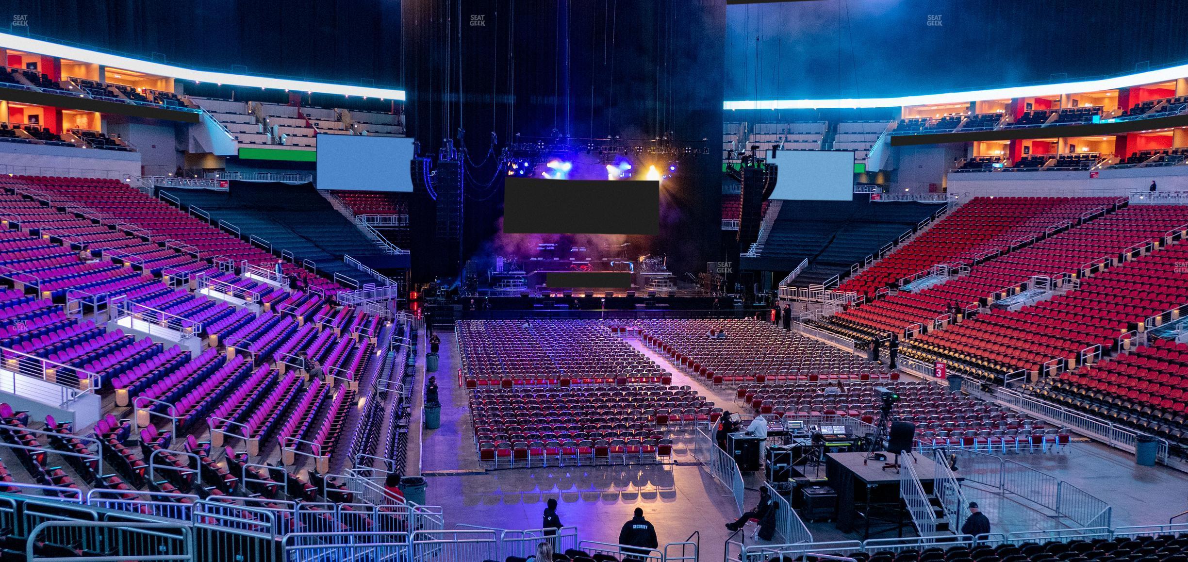 Seating view for KFC Yum! Center Section 112