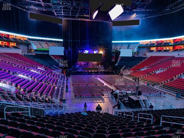 Seating view for KFC Yum! Center Section 112