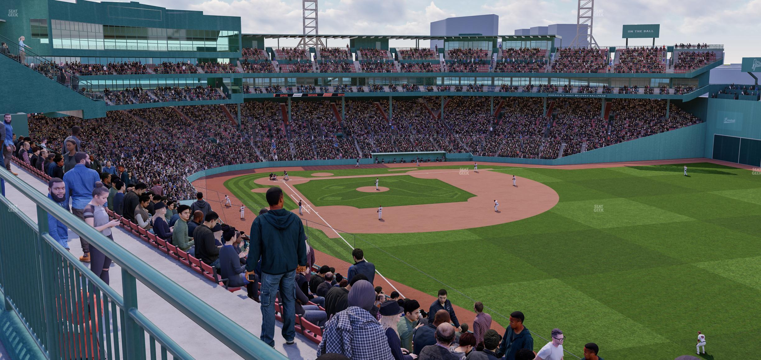 Seating view for Fenway Park Section Right Field Roof Terrace B Sro