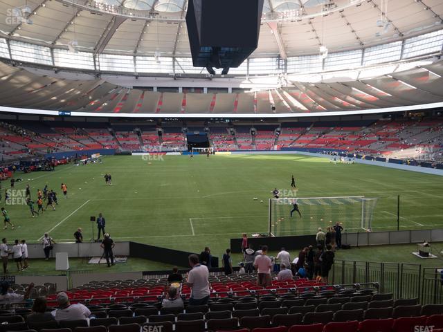 Seating view for BC Place Stadium Section 201