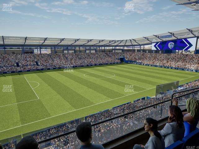 Seating view for Children's Mercy Park Section Suite 404