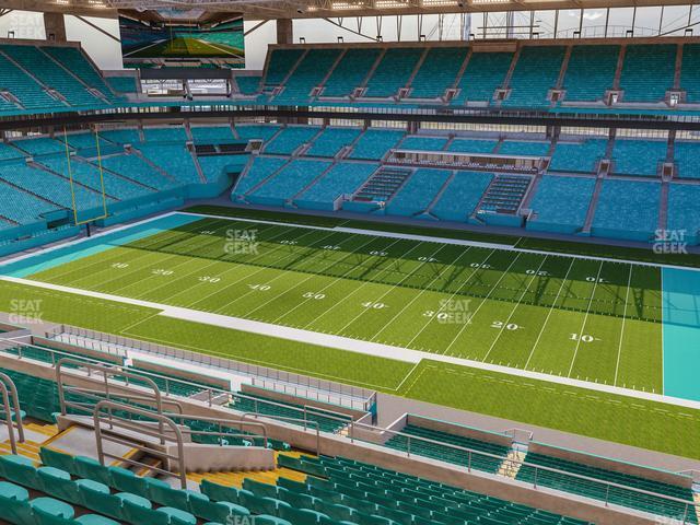 Seating view for Hard Rock Stadium Section 315