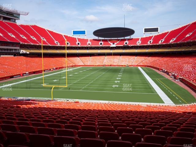 Seating view for GEHA Field at Arrowhead Stadium Section Ada 109