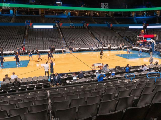 Seating view for Paycom Center Section 116