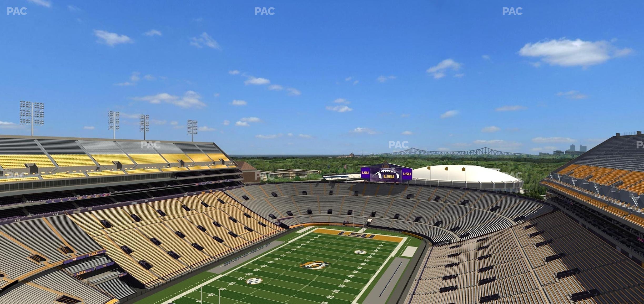 Seating view for Tiger Stadium Section 650