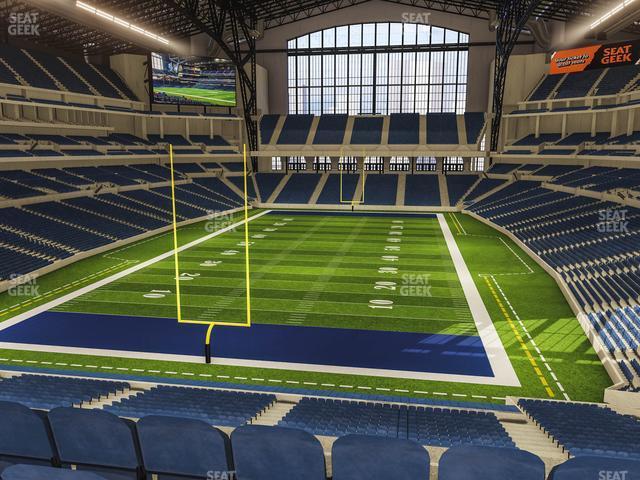 Seating view for Lucas Oil Stadium Section 325