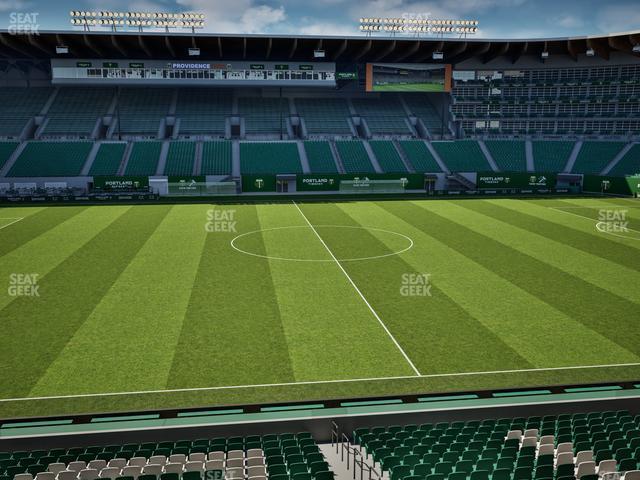 Seating view for Providence Park Section Club Wing 5