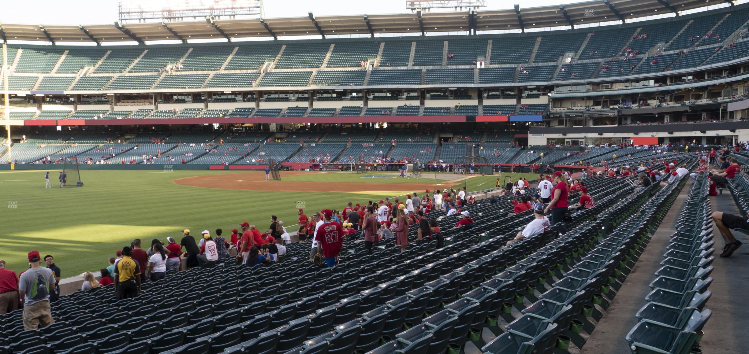 Seating view for Angel Stadium of Anaheim Section 105