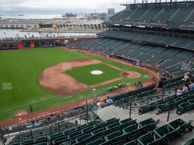 Seating view for Oracle Park Section View Reserved 326