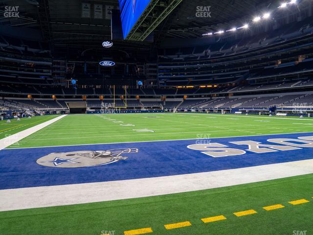 Seating view for AT&T Stadium Section Event Level Suite 113