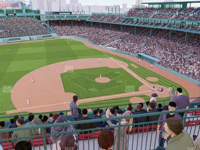 Seating view for Fenway Park Section Aura Pavilion Box 8