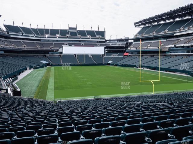 Seating view for Lincoln Financial Field Section 127