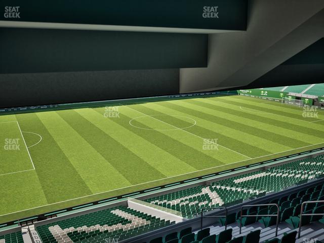 Seating view for Providence Park Section Tanner Ridge 2