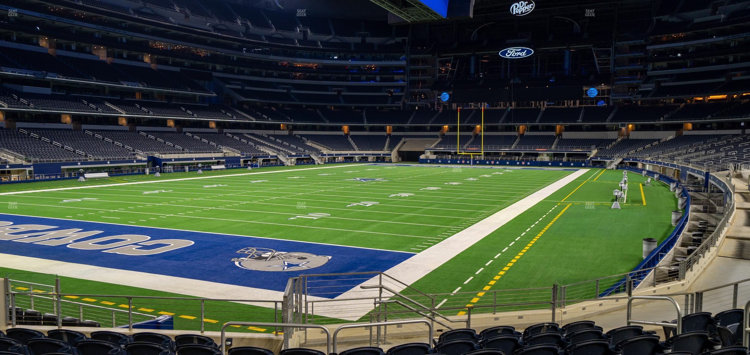 Seating view for AT&T Stadium Section 120