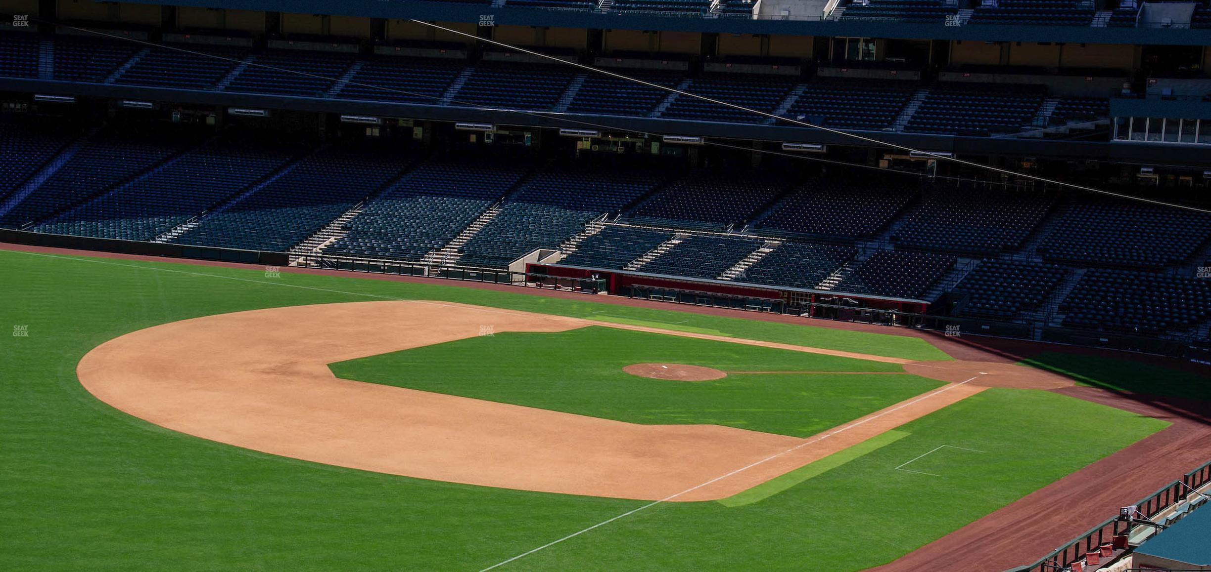 Seating view for Chase Field Section 219