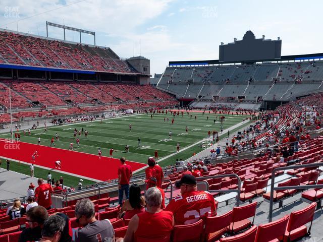 Seating view for Ohio Stadium Section 9 A